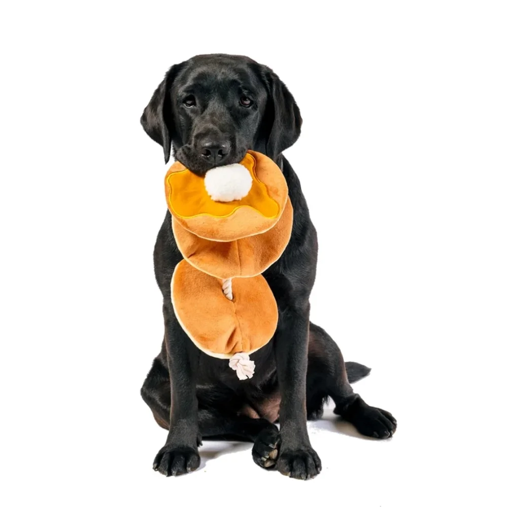 P.L.A.Y. IHOP Breakfast Pancake Pip Stack Dog Toy - New With Tags